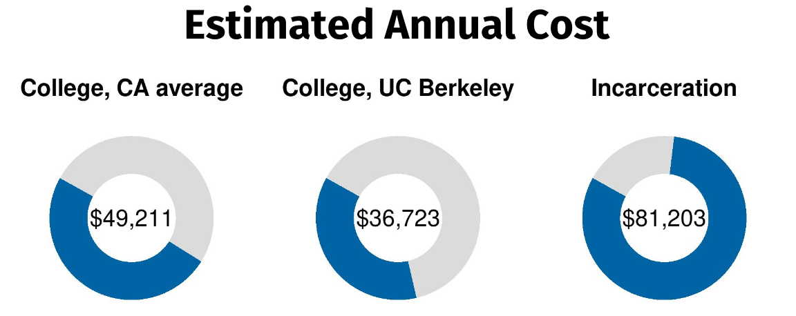 Estimated annual cost infographic
