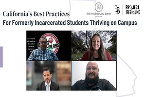 Community, Representation, and JEDI: How Formerly Incarcerated Students Can Thrive on Campus